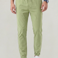 Herren Hose mit elastischem Bund und Kordelzug