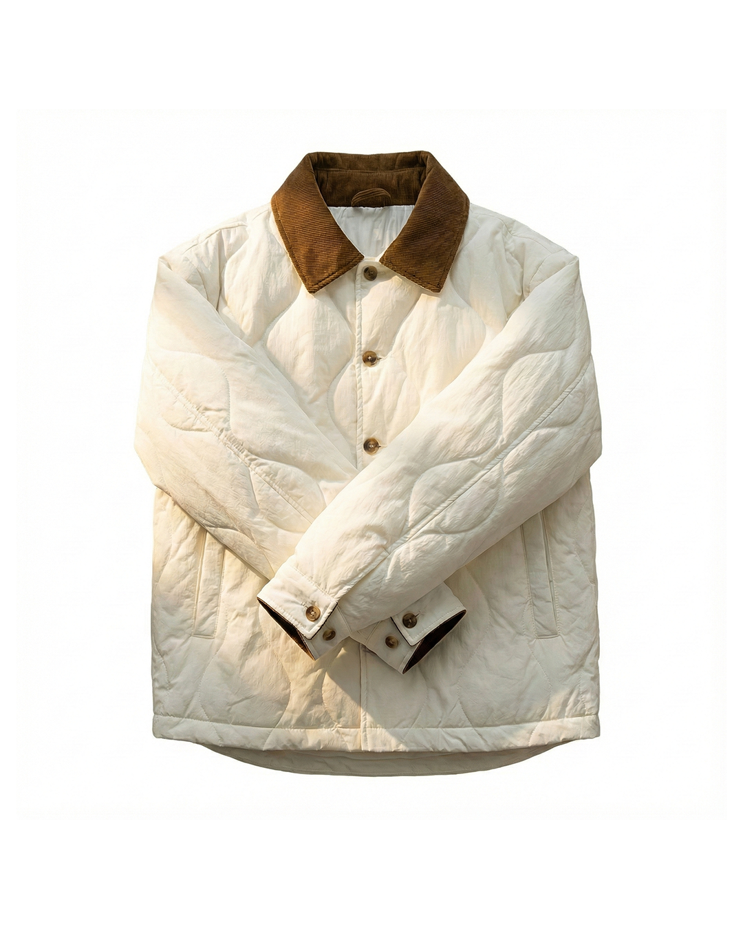Herren Steppjacke Regular Fit Freizeit warm und robust