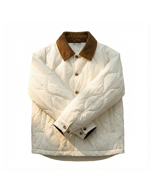 Herren Steppjacke Regular Fit Freizeit warm und robust