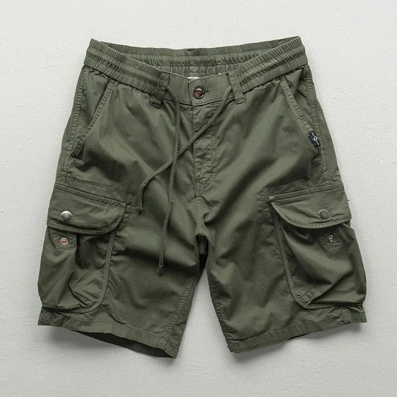 Cargoshorts Damen Relaxed Fit Freizeit elastischer Bund verstellbar