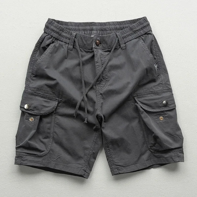 Cargoshorts Damen Relaxed Fit Freizeit elastischer Bund verstellbar