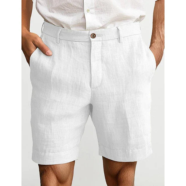 Chino Shorts Herren Klassisch Freizeit Sommer