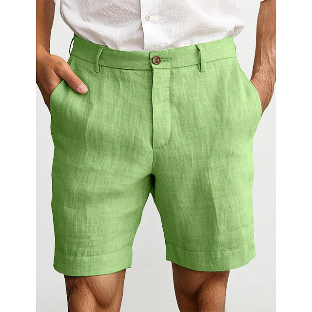 Chino Shorts Herren Klassisch Freizeit Sommer