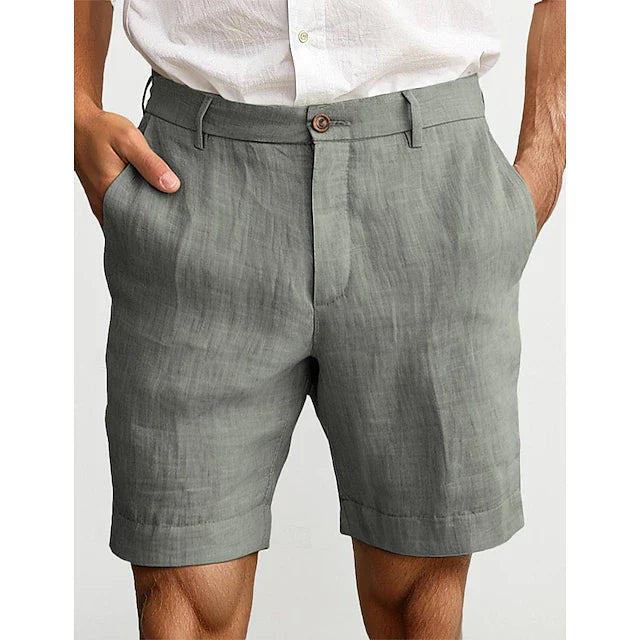 Chino Shorts Herren Klassisch Freizeit Sommer