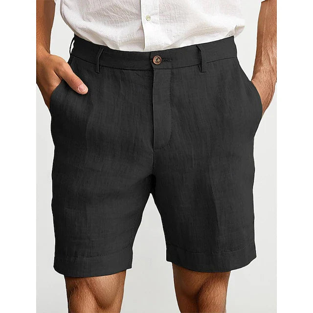 Chino Shorts Herren Klassisch Freizeit Sommer