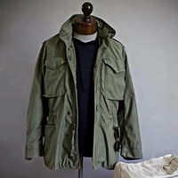 Herren Militärjacke Regular Fit Casual Outdoor Freizeit
