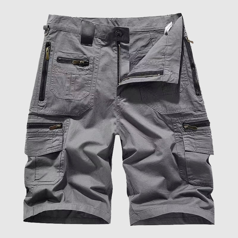 Cargo Shorts Herren Regular Fit Freizeit Taktischer Stil