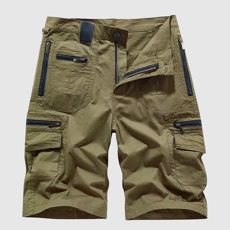 Cargo Shorts Herren Regular Fit Freizeit Taktischer Stil
