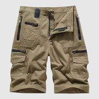 Cargo Shorts Herren Regular Fit Freizeit Taktischer Stil