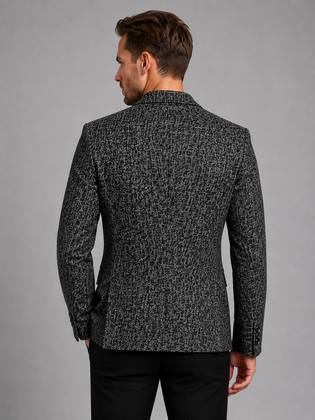 Herren Blazer Slim Fit Casual