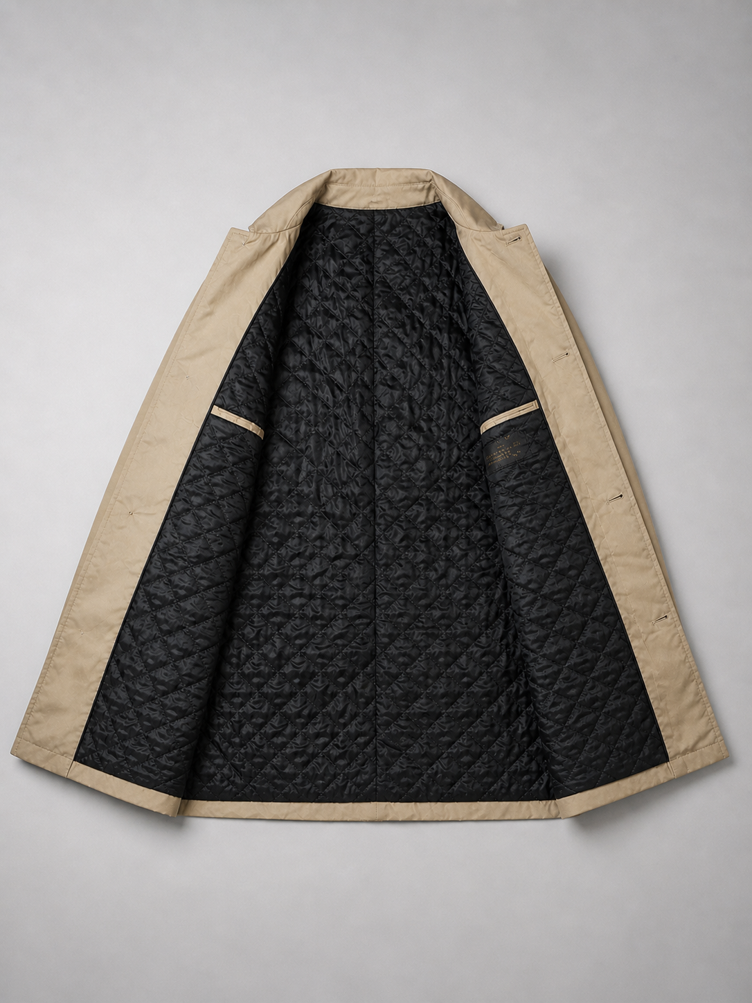 Herren Mantel Regular Fit mit Knopfverschluss