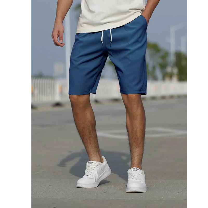 Herren Shorts Regular Fit Sommer Freizeit mit elastischem Bund