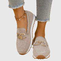 Damen Orthopädische Hybrid Loafer Sneakers Sportlich-Chic