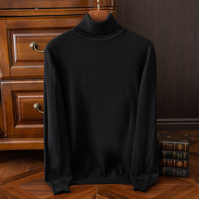 Damen Rollkragenpullover Relaxed Fit mit umgeschlagenem Kragen