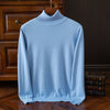 Damen Rollkragenpullover Relaxed Fit mit umgeschlagenem Kragen
