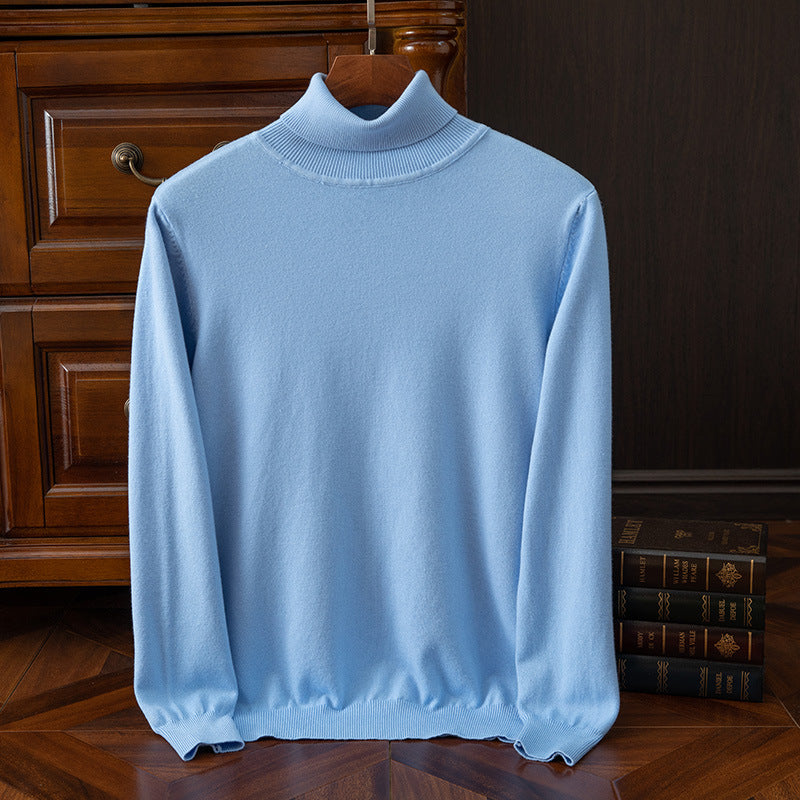 Damen Rollkragenpullover Relaxed Fit mit umgeschlagenem Kragen