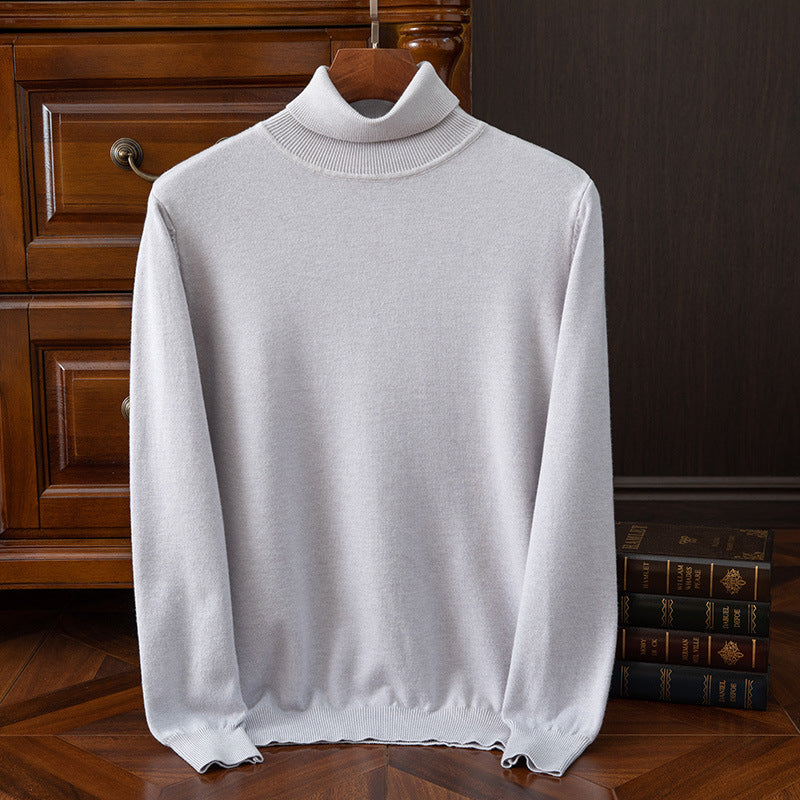 Damen Rollkragenpullover Relaxed Fit mit umgeschlagenem Kragen