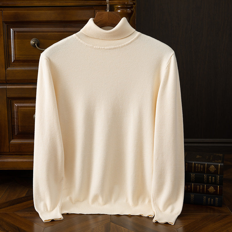 Damen Rollkragenpullover Relaxed Fit mit umgeschlagenem Kragen