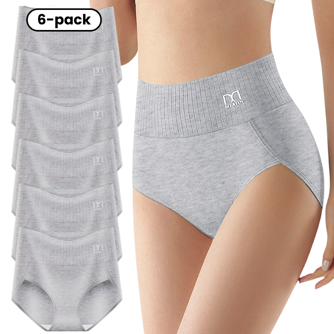 Damen High Waist Unterwäsche Slim Fit Alltag Bequem