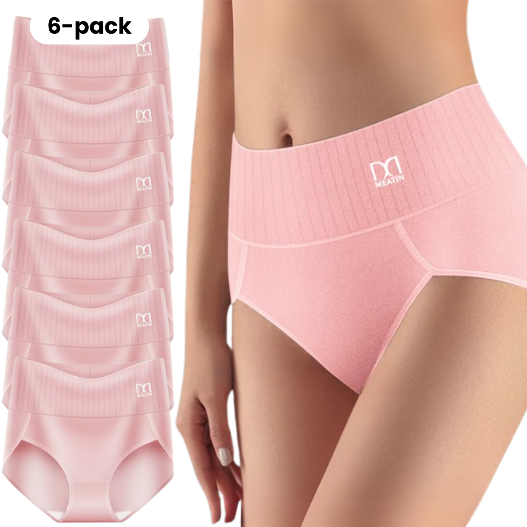 Damen High Waist Unterwäsche Slim Fit Alltag Bequem