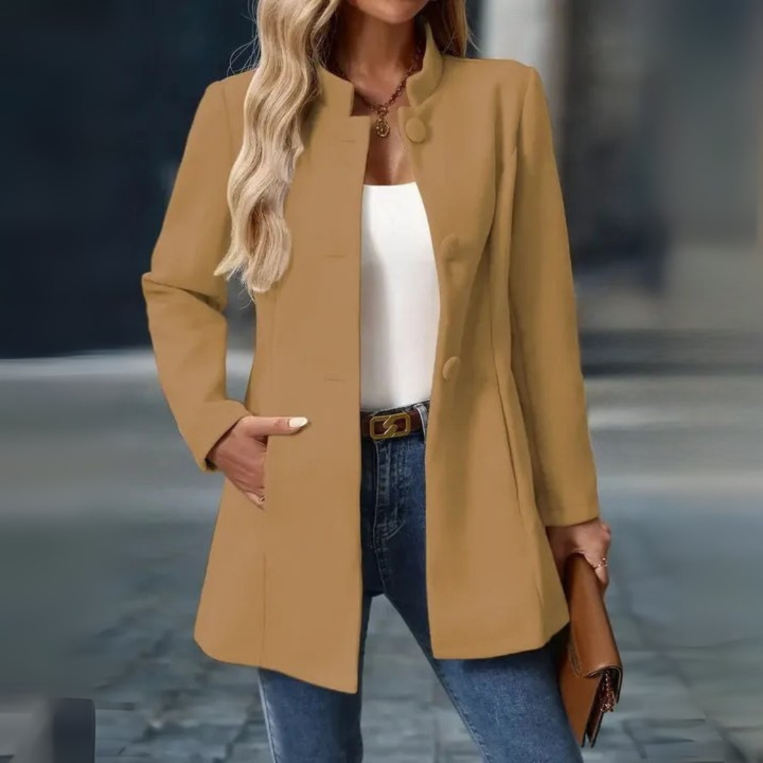 Damenjacke Slim Fit Freizeit Eleganter Schnitt