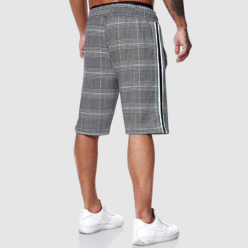 Karierte Shorts Herren Regular Fit Freizeit sommerlich lässig