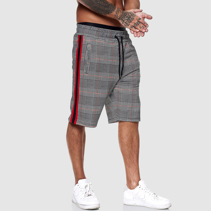 Karierte Shorts Herren Regular Fit Freizeit sommerlich lässig