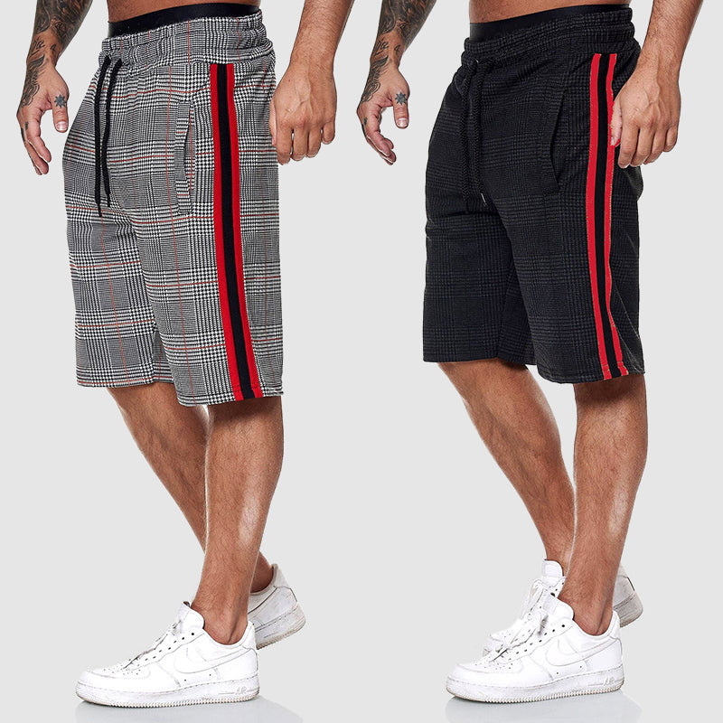 Karierte Shorts Herren Regular Fit Freizeit sommerlich lässig