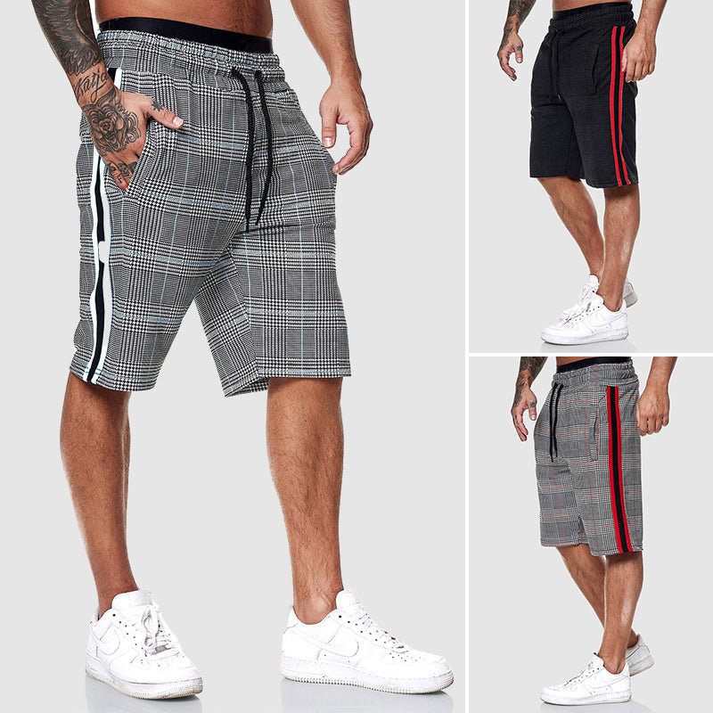 Karierte Shorts Herren Regular Fit Freizeit sommerlich lässig