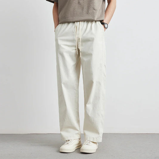 Herren Hose, entspannte Passform mit Kordelzug