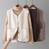 Damen Weste Regular Fit mit Seitentaschen