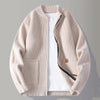 Herren Strickjacke Regular Fit mit Reißverschluss