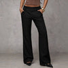 Damenhose Slim Fit Business Elegant mit mittelhoher Taille