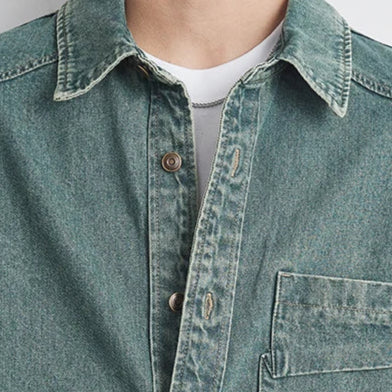 Herren Jacke Oversize mit Brusttaschen
