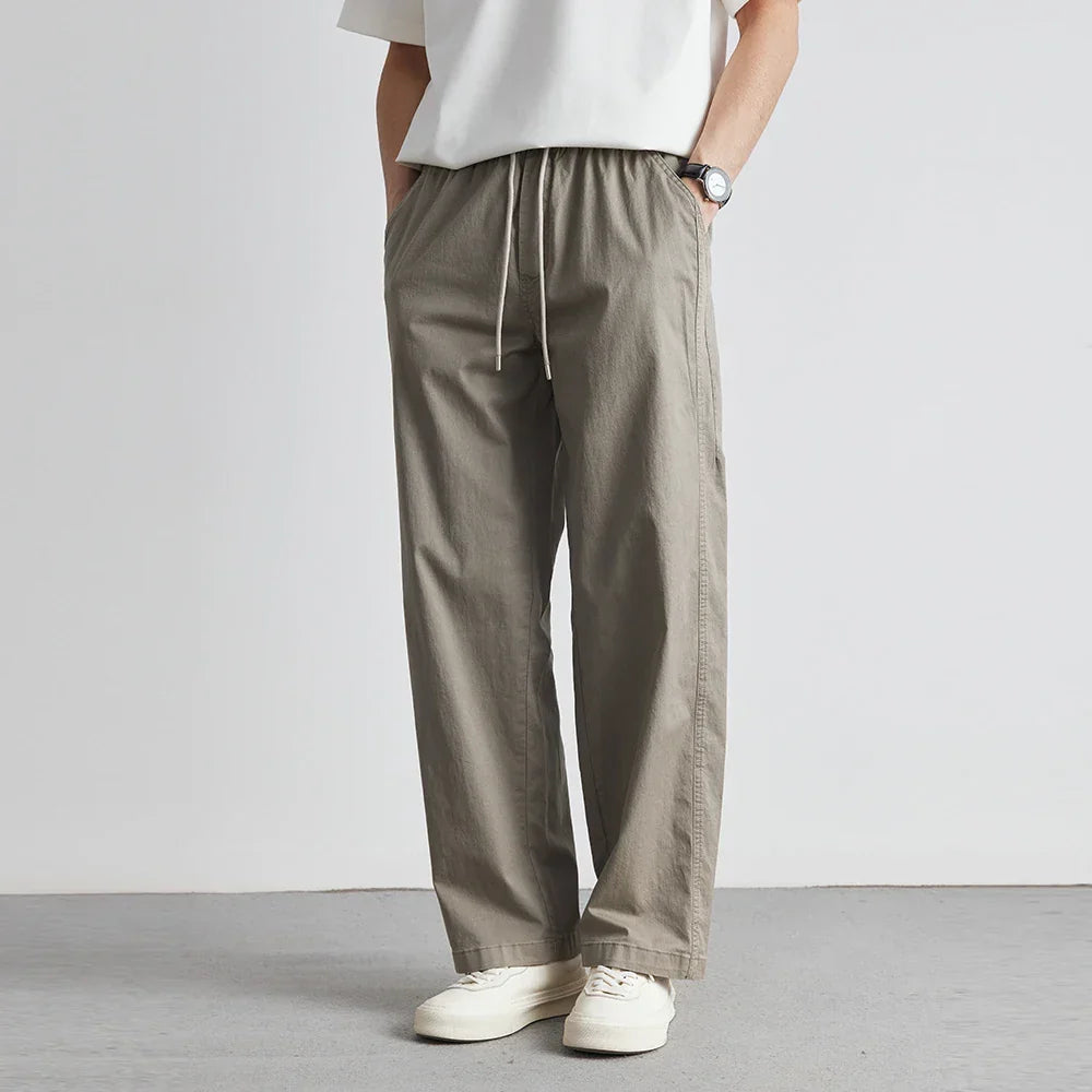 Herren Hose, entspannte Passform mit Kordelzug
