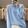 Damen Rippstrick-Rollkragenpullover Relaxed Fit