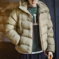 Herren Steppjacke Regular Fit mit Kapuze und gefüttertem Innenfutter