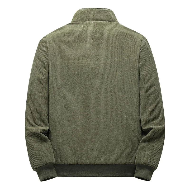 Cordjacke Damen Regular Fit Freizeit mit Fleecefutter