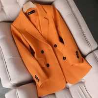 Damen Slim Fit Karo-Blazer Business Freizeit