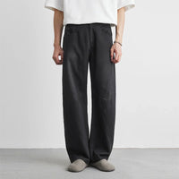 Herren Hose im Wide-Leg-Schnitt mit Kniepaneelen und Waschung