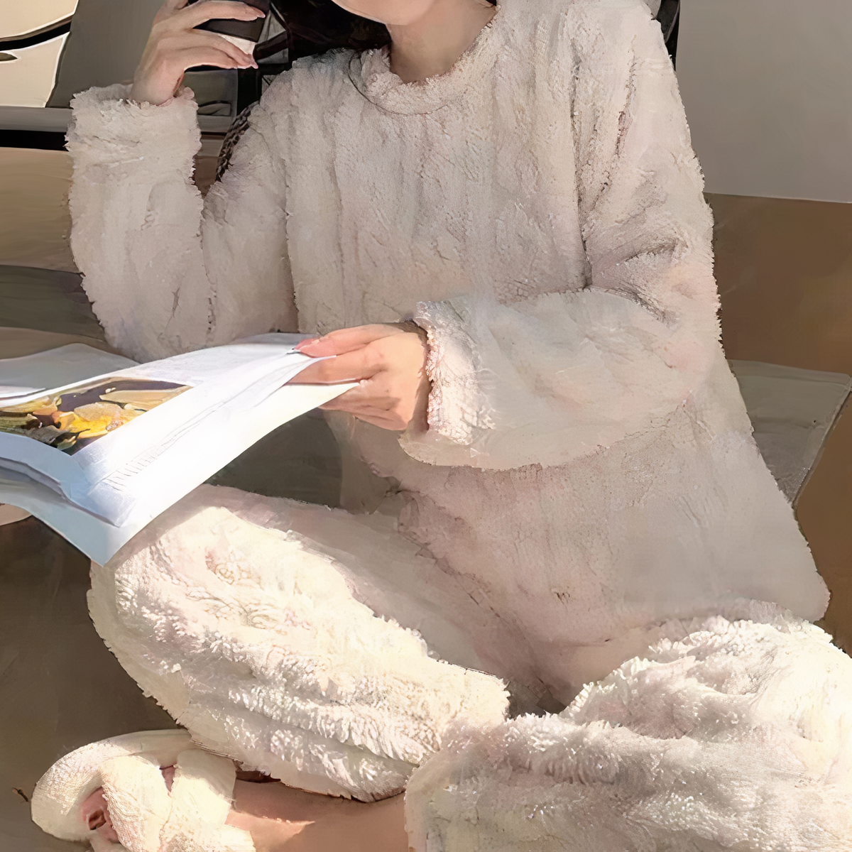 Damen Pyjama-Set Relaxed Fit Winter