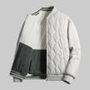 Herren Bomberjacke Regular Fit mit zweifarbigem Design und Rippbündchen