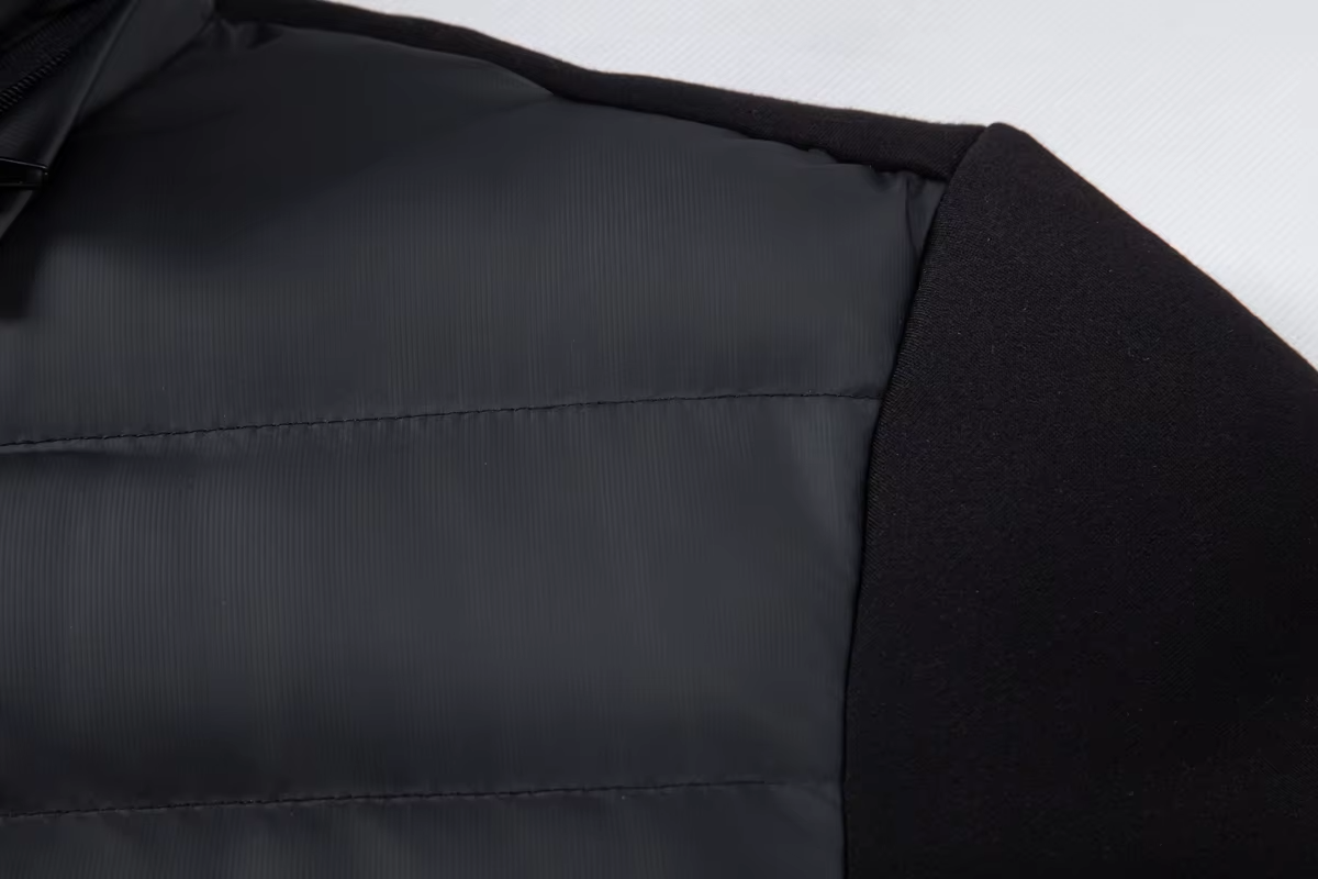 Herren Jacke Slim Fit mit Reißverschluss und abnehmbarer Kapuze