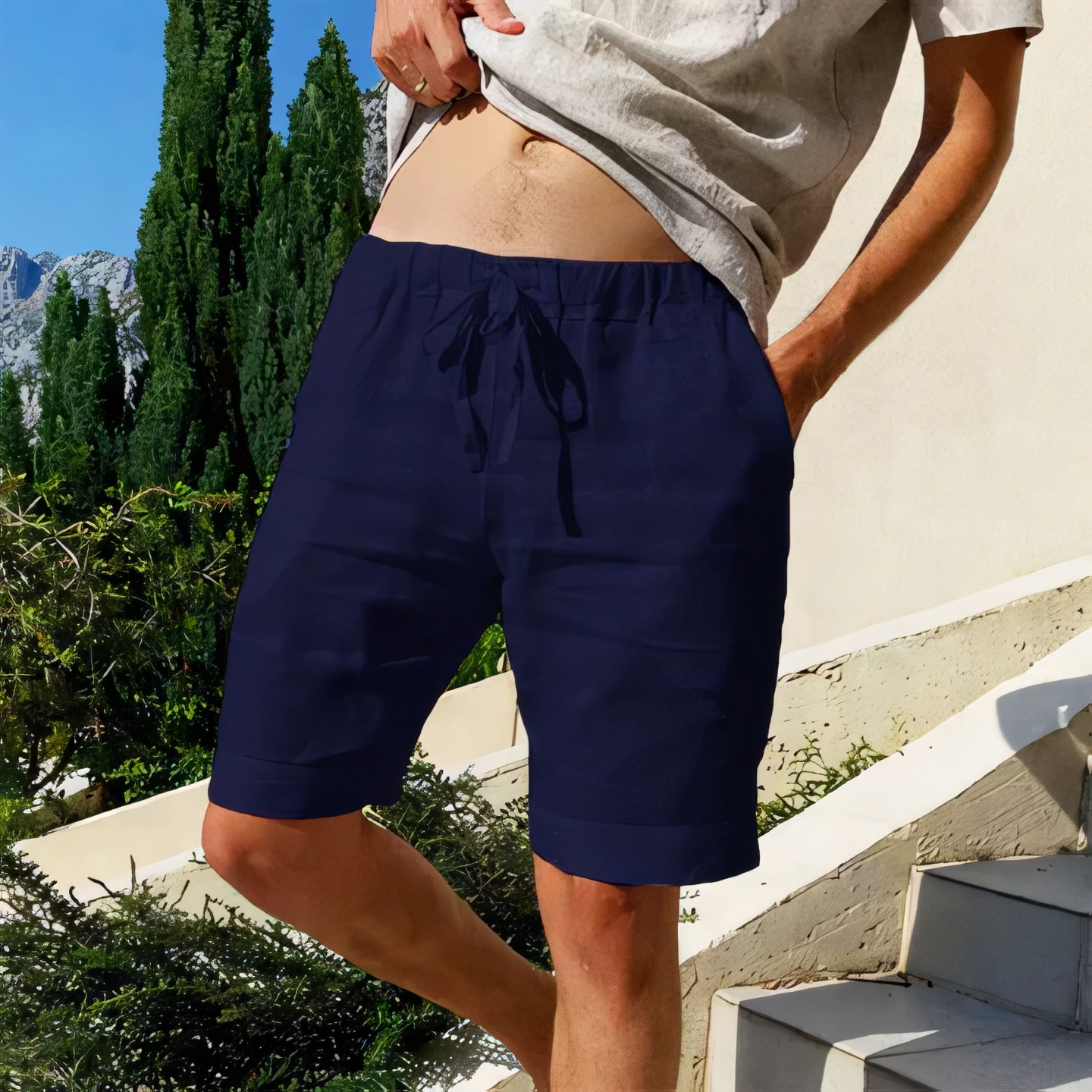 Herren Sommershorts Relaxed Fit Casual Freizeit
