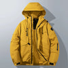 Herren Parka Relaxed Fit mit Reißverschluss und Kapuze