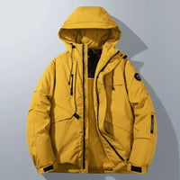 Herren Parka Relaxed Fit mit Reißverschluss und Kapuze