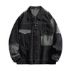Damen Utility-Jacke Oversize mit Knopfverschluss und aufgesetzten Taschen