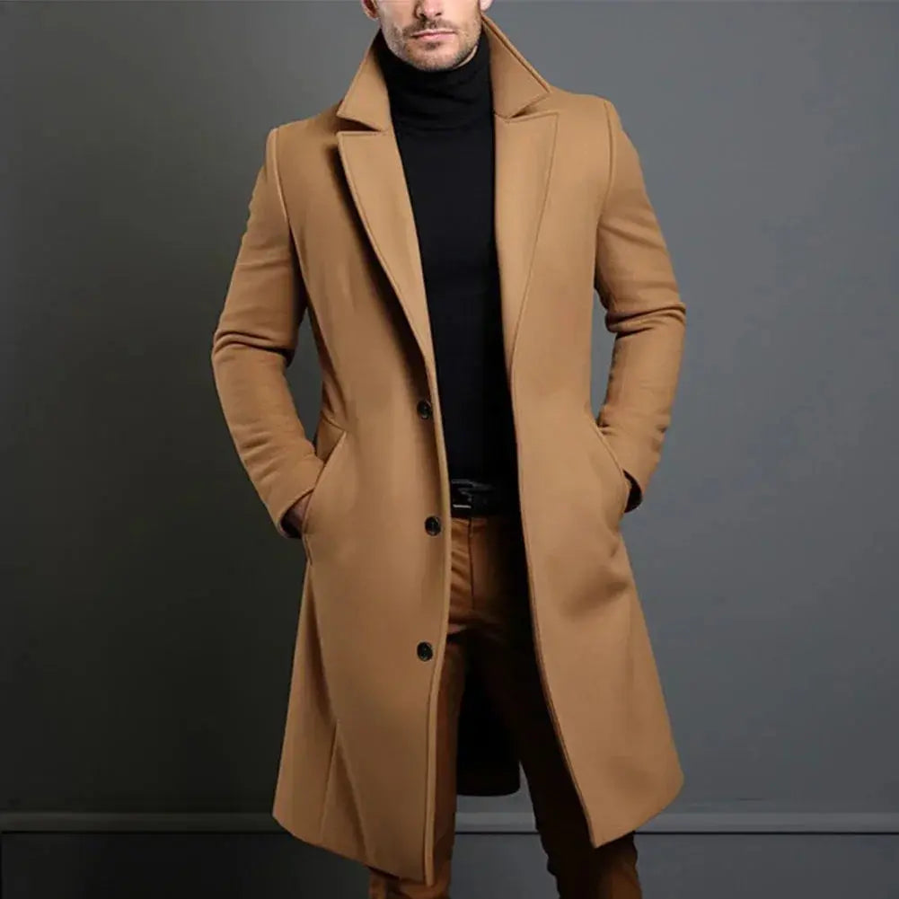 Damen Übermantel Regular Fit mit bodenlanger Länge und gefüttertem Innenfutter
