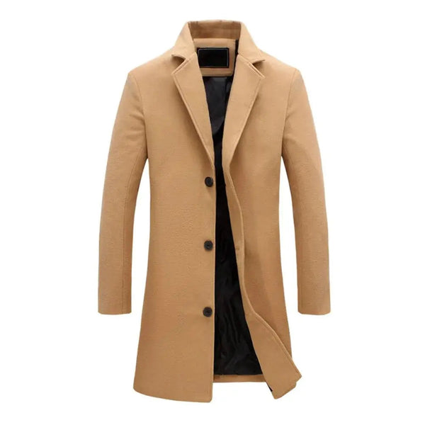 Damen Übermantel Regular Fit mit bodenlanger Länge und gefüttertem Innenfutter