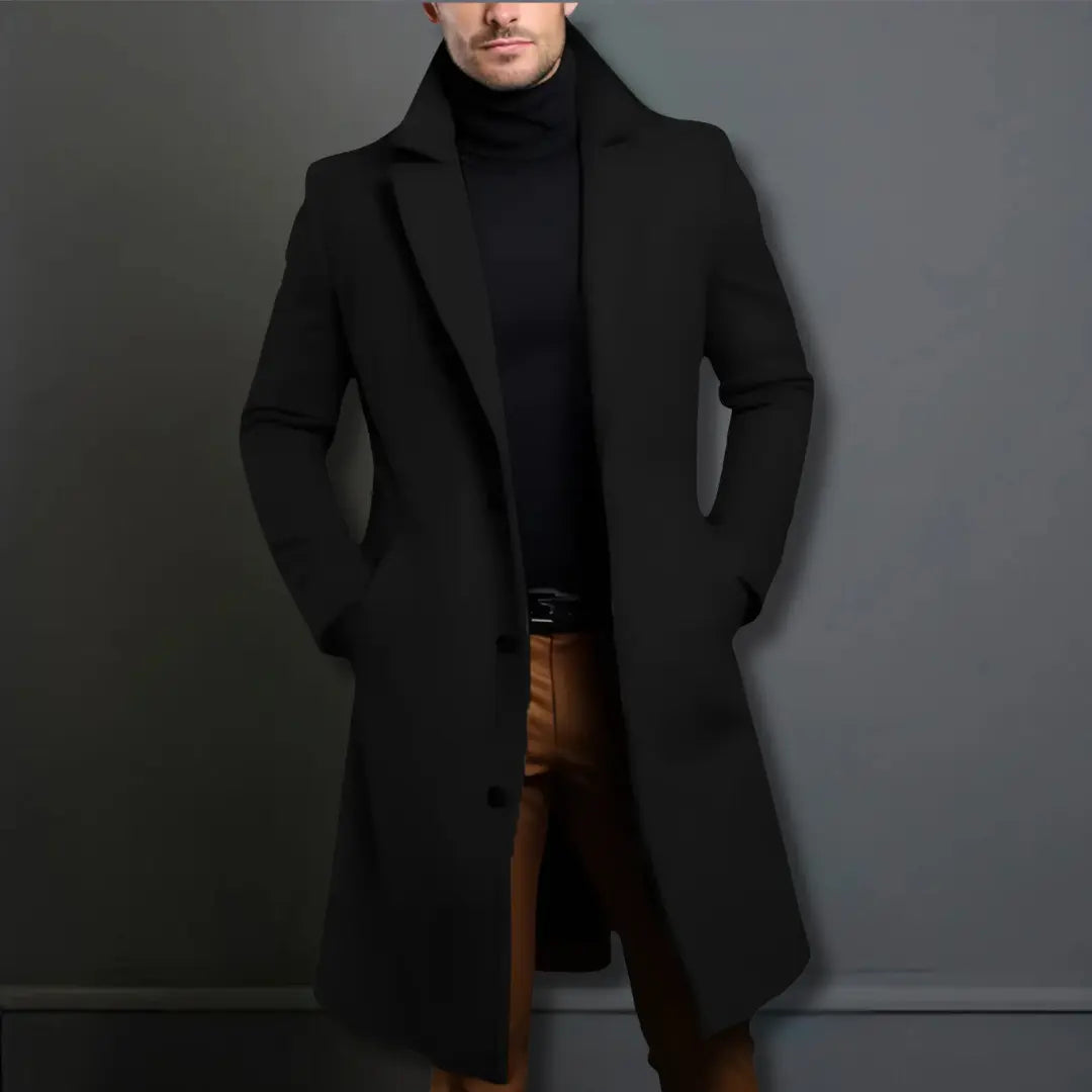 Damen Übermantel Regular Fit mit bodenlanger Länge und gefüttertem Innenfutter